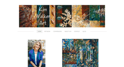 Desktop Screenshot of kimwalkerart.com