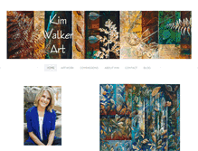 Tablet Screenshot of kimwalkerart.com